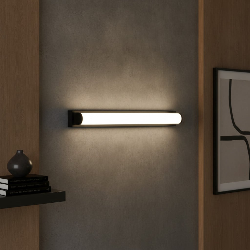 Artdelight Spiegellamp Salto Wandlamp - Zwart