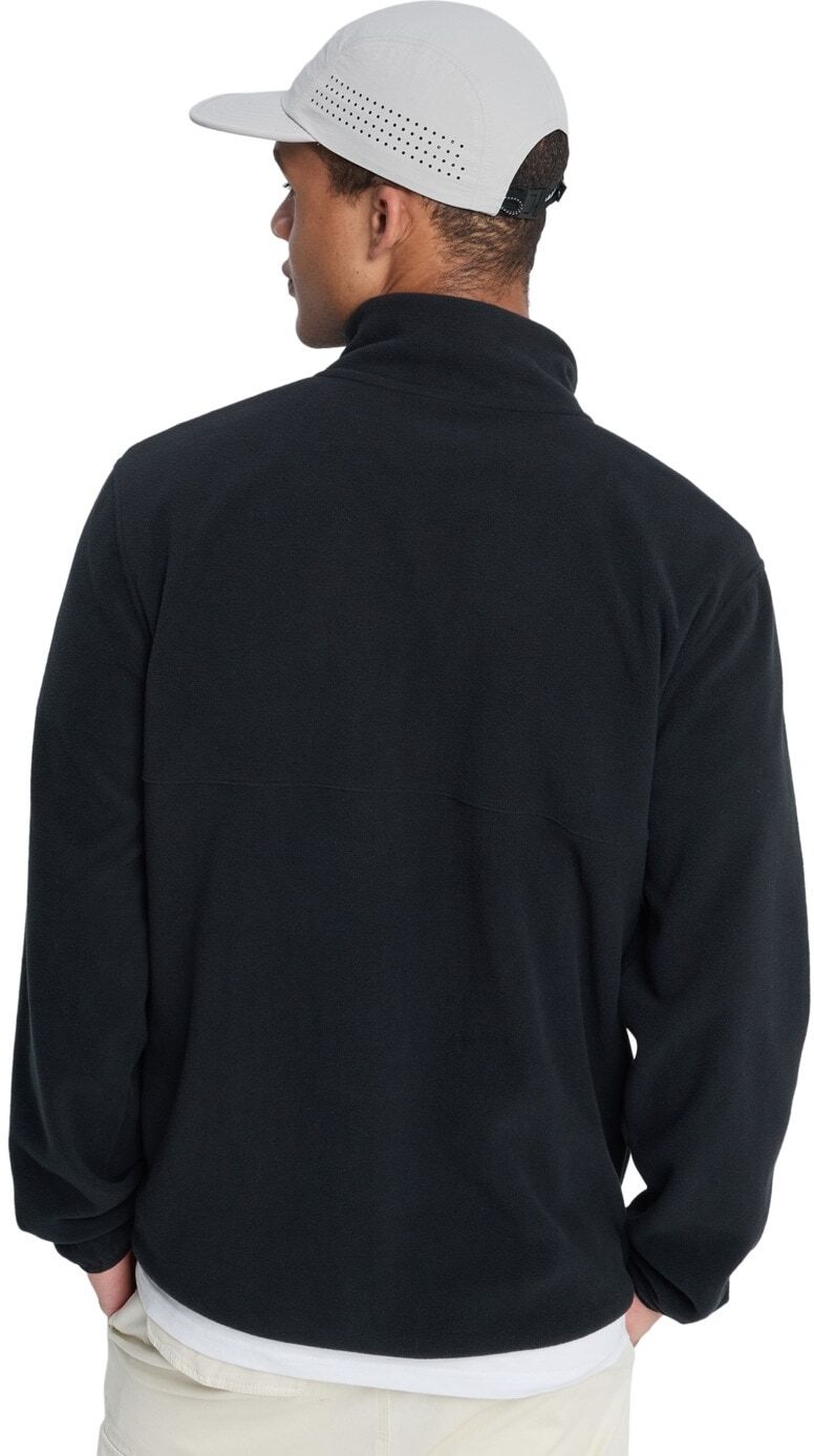 Fleecejacke QUIKSILVER "No Destination", Herren, Gr. M, schwarz, Obermaterial: 100% Polyester., Jacken Fleecejacke schwarz M