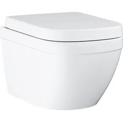 Combi-Pack Grohe Euro spülrandlos Keramik weiß, WC-Sitz Softclose, QuickRelease