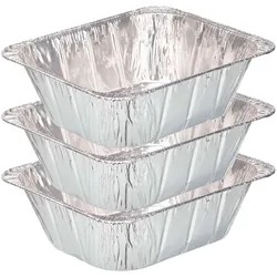 San Ignacio KINVARA - Set mit 3 rechteckigen Aluminiumtabletts 26 x 32 cm