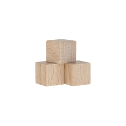 Halmakegel.com Würfel - Quader - kantig - 16mm - natur 255500