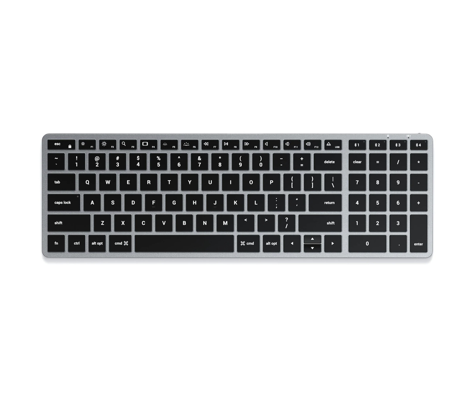 Satechi Slim X2 Draadloos Bluetooth Toetsenbord - Grijs