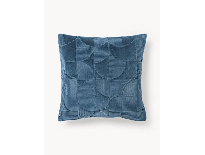 Housse de coussin avec motif géométrique brodé Verina