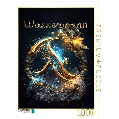 CALVENDO Puzzle Wassermann 21. Januar - 19. Februar | 1000 Teile Lege-Größe 64x48cm Foto-Puzzle für glückliche Stunden