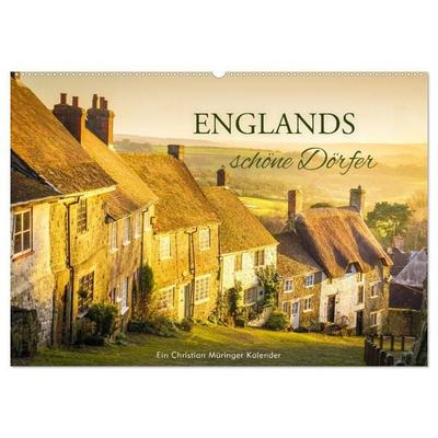 Englands schöne Dörfer (Wandkalender 2027 DIN A2 quer), CALVENDO Monatskalender