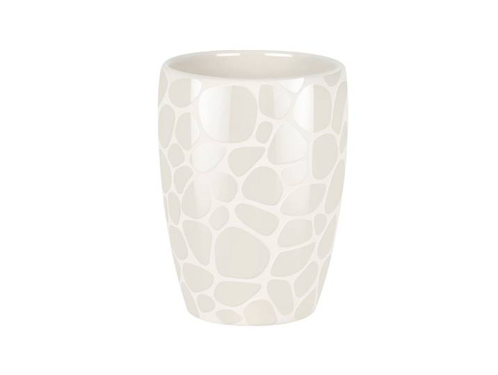 Darwin Pebble Becher white shiny