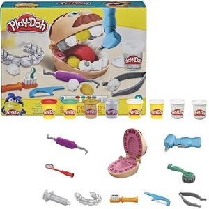 Play-Doh Knete Zahnarzt Dr. Wackelzahn, ab 3 Jahren, farbig sortiert, 8 Dosen je 56g