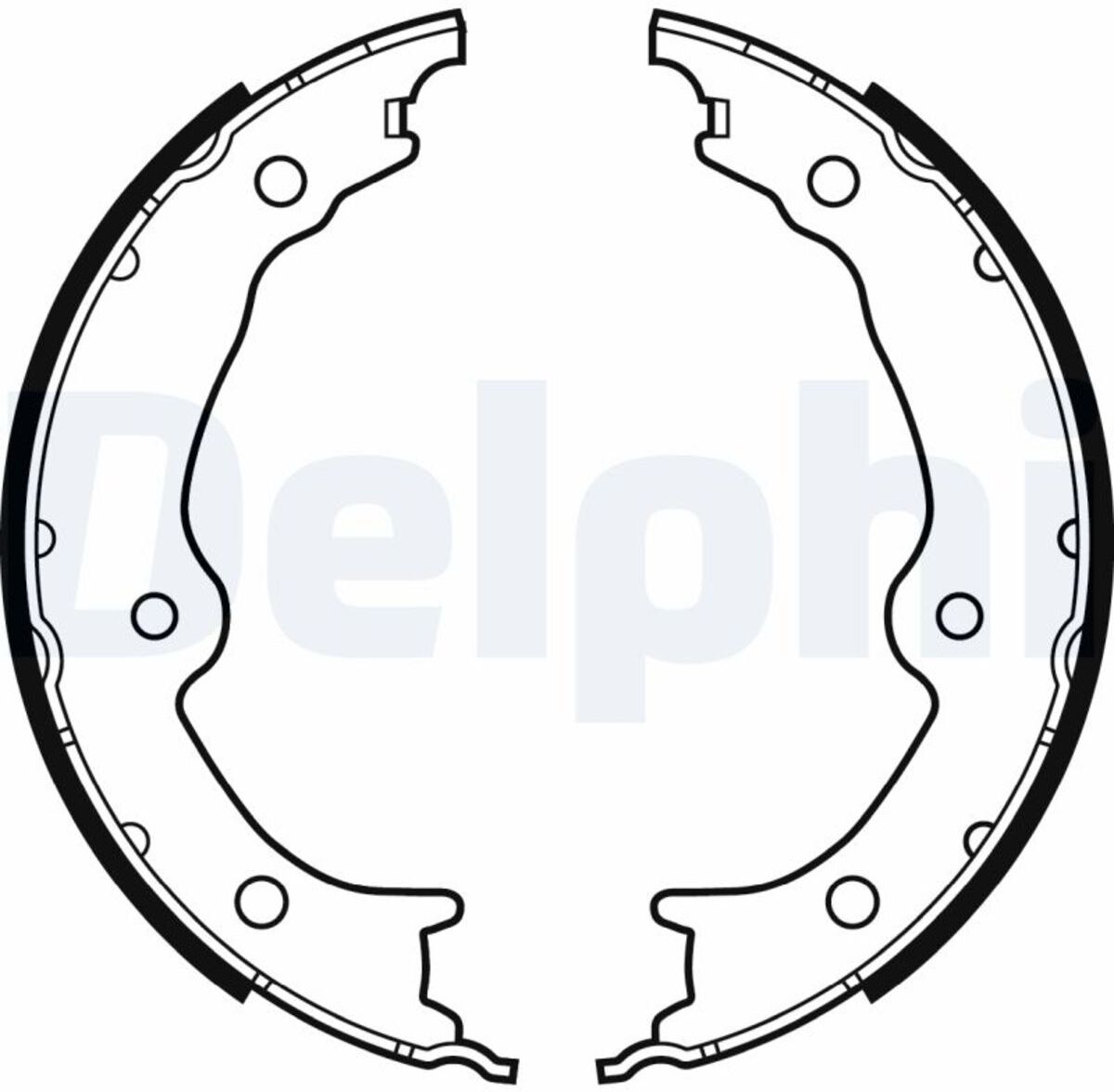 Bremsbackensatz DELPHI LS2130
