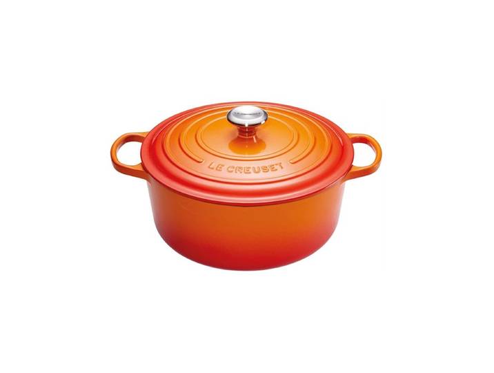 Le Creuset Signature Casserole round 22 cm orange