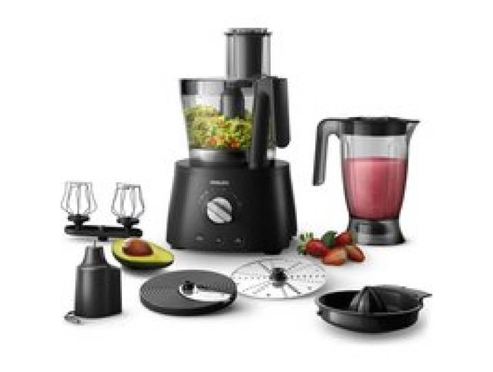 Robot cuisine - PHILIPS - HR7776/90 - robot multifonction S‚rie 7000 - 1300W - 12 vitesses - Noir