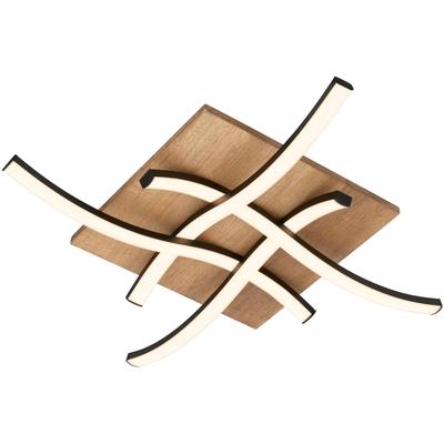 BRILONER LEUCHTEN Deckenleuchte "Vinka Deckenleuchte", braun, Leuchten, Deckenleuchte