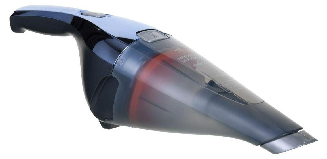 Black & Decker NVC220WBC draadloze handstofzuiger, blauw en chroom, zonder zak