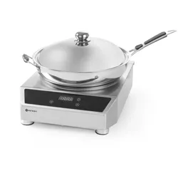 HENDI Induktionswok Modell 3500, Profi Line, Induktionskocher, 230V/3500W, 340x4...