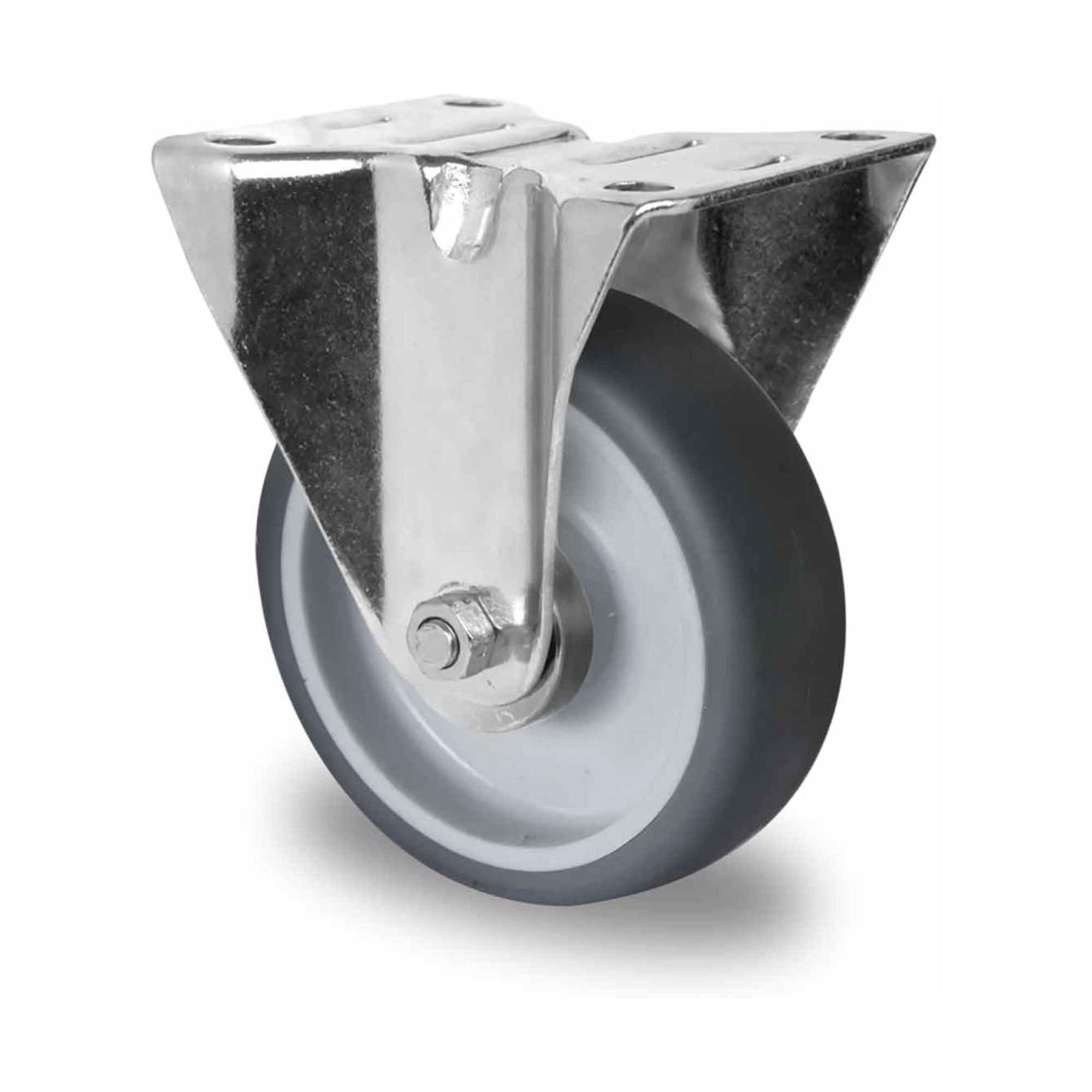 CASCOO Bockrolle ø 100 mm Serie P2W2 Rollenlager (FBP22W0100P2W2R1W)