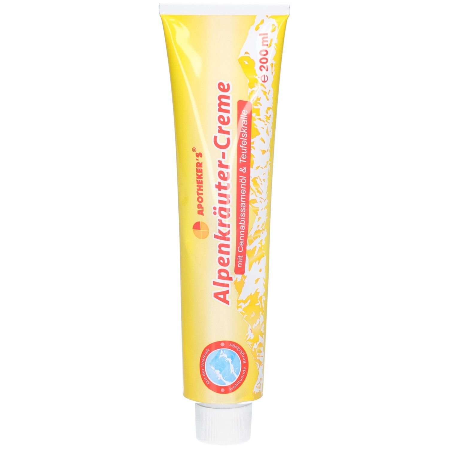 Alpenkräuter Creme Cannabissamenöl & Teufelskralle 200 ml