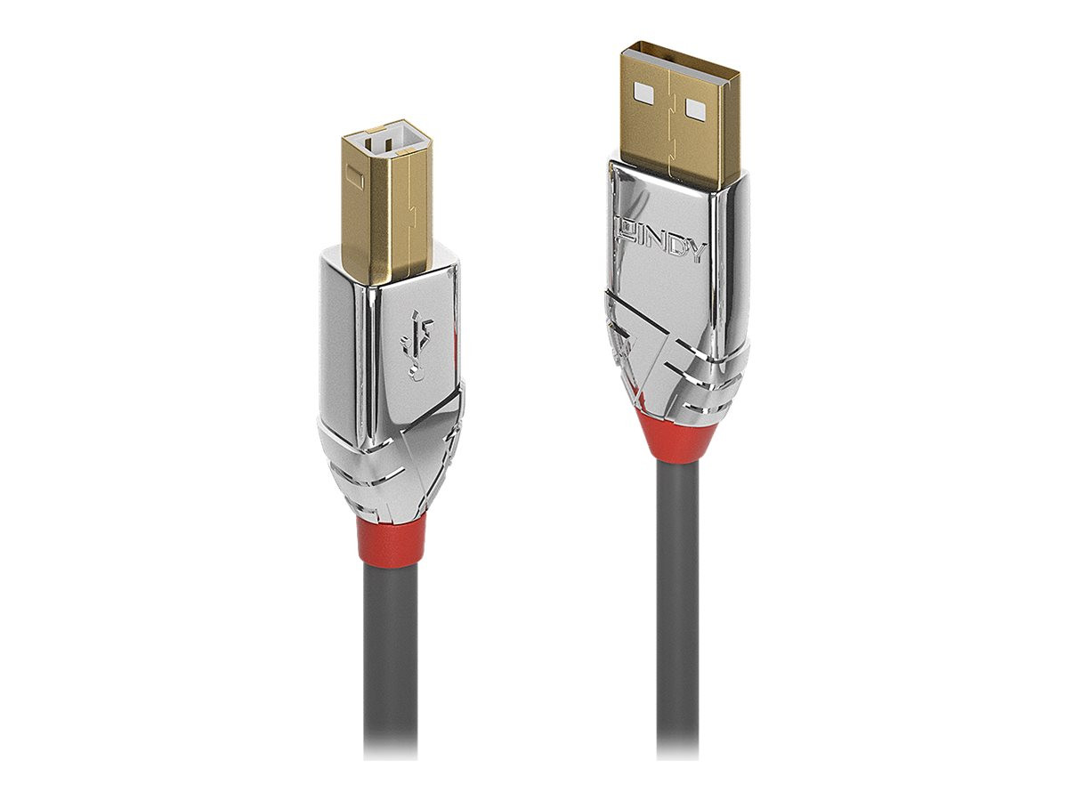 Lindy USB 2.0 Kabel Type A/B Cromo Line Man/Man 7,5m