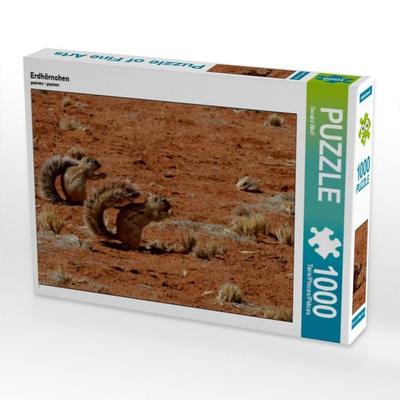 CALVENDO Puzzle Erdhörnchen | 1000 Teile Lege-Größe 64x48cm Foto-Puzzle für glückliche Stunden