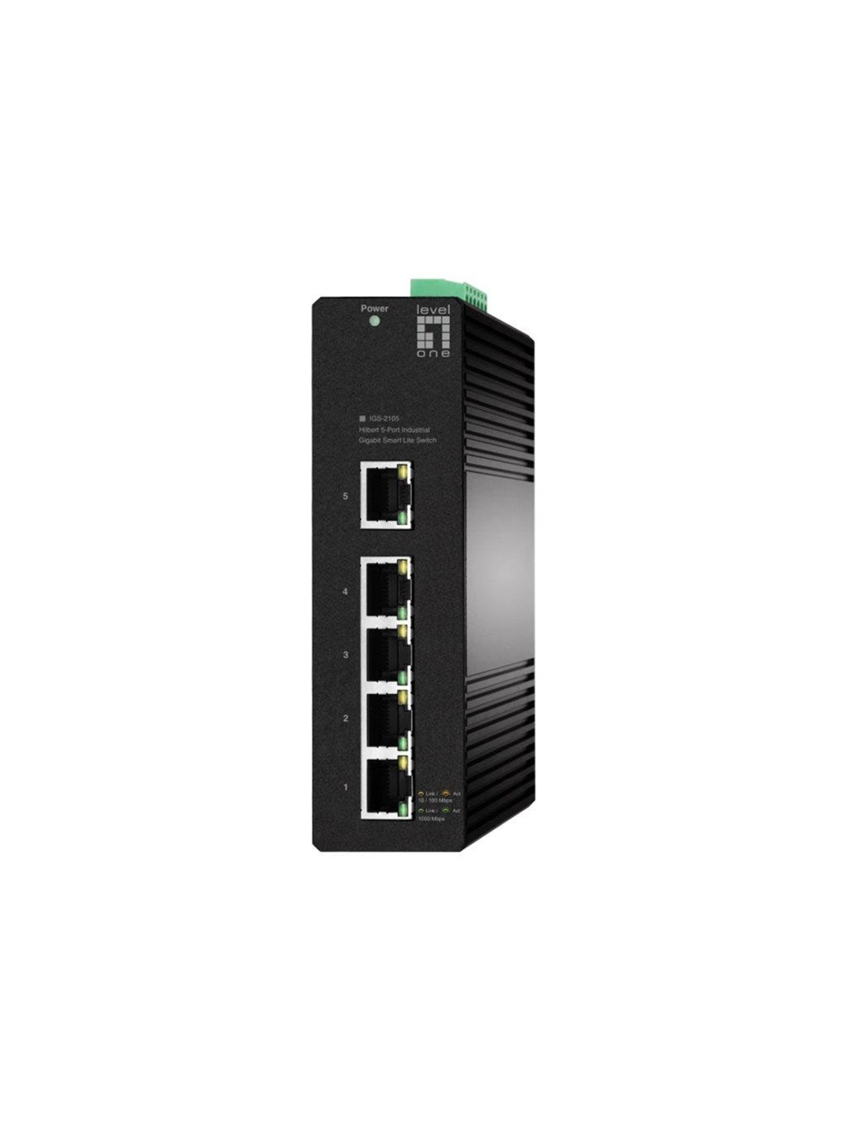LevelOne Hilbert IGS-2105 - switch - industrial lite - 5 ports - Managed