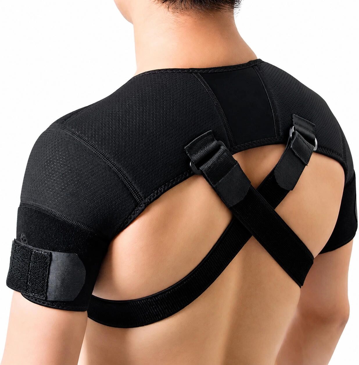 INF Sangle de soutien d'épaule double sport ajustable S/M