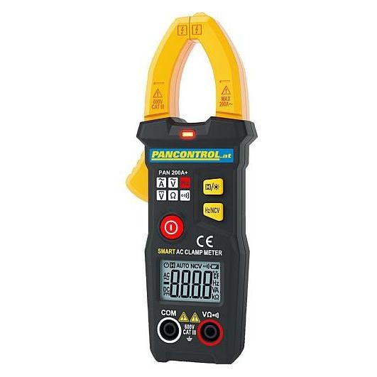 Pancontrol PAN200A Digitale Stromzange (CAT III 600V, Zangenstrommesser) (740030)