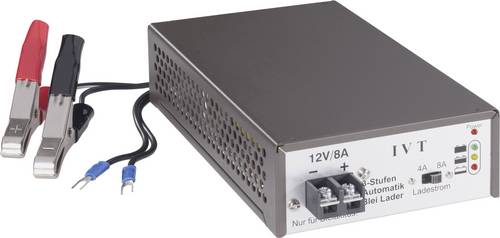 IVT Bleiakku-Ladegerät 3STEP 12V/4A/8A 12V Ladestrom (max.) 8A