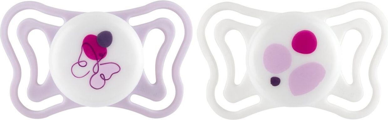 Succhietto Chicco 00071088110000 PHYSIOFORMA LIGHT bimba Rosa e Bianco