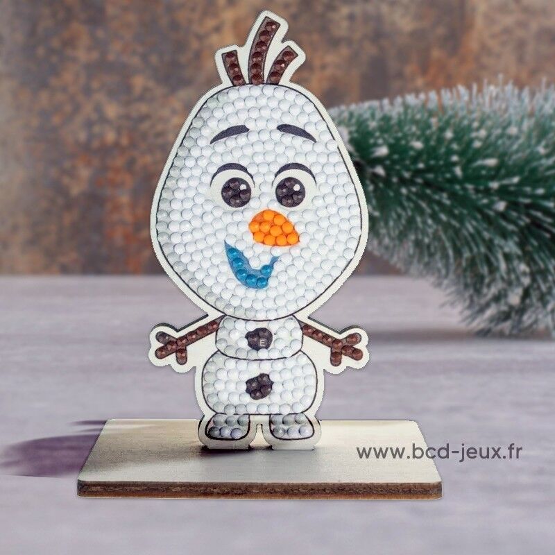 CRYSTAL ART Figurine à diamanter Olaf