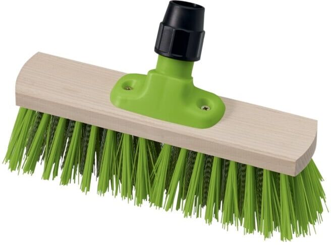 Balai Prestige Elaston/fil d'acier ac porte-manche plast.bois plat L.290 mm ; Nölle (243083)