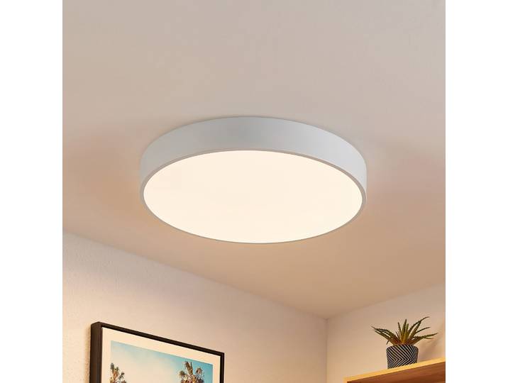Simera LED Plafonnier White - Lindby - Salon / séjour - Moderne - Plastique - Rond