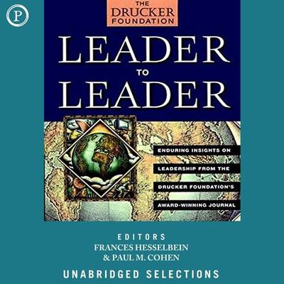 Leader to Leader - Frances Hesselbein, Audio, 9781597774048
