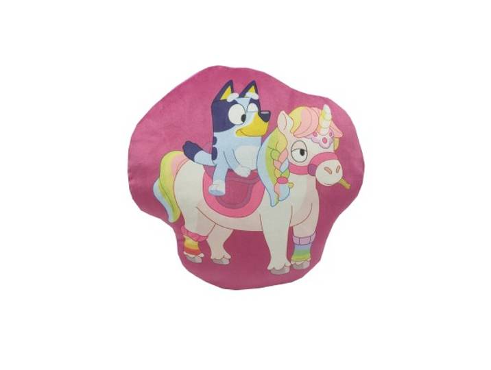 Bluey sierkussen eenhoorn 40 cm