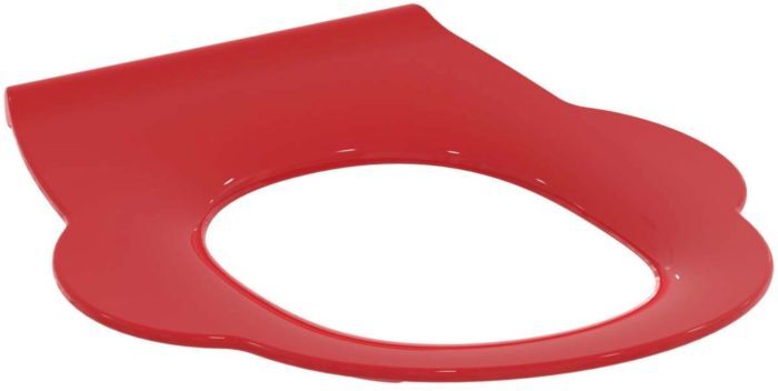Ideal Standard 21 WC-Sitzring S4542GQ Scharniere Edelstahl, rot