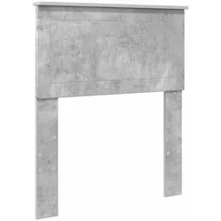 vidaXL Kopfteil Beton Grau 75 cm Holzwerkstoff