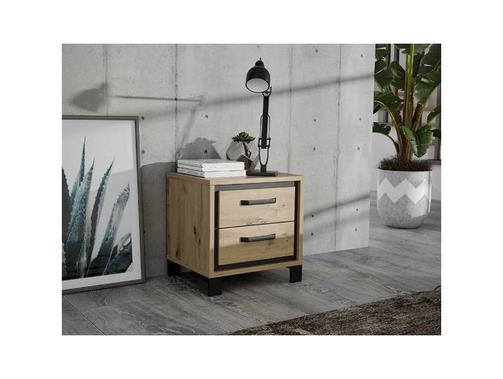 Nachtkommode Roland 49 x 49 x 42cm Braun