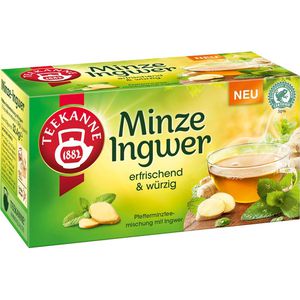 Teekanne Tee Minze Ingwer, Kräutertee, 32,4 g, 18 Beutel