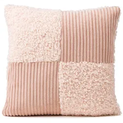 Kissen ANORA altrosa (BHT 40x8x40 cm) - rosa - BHT 40x8x40 cm