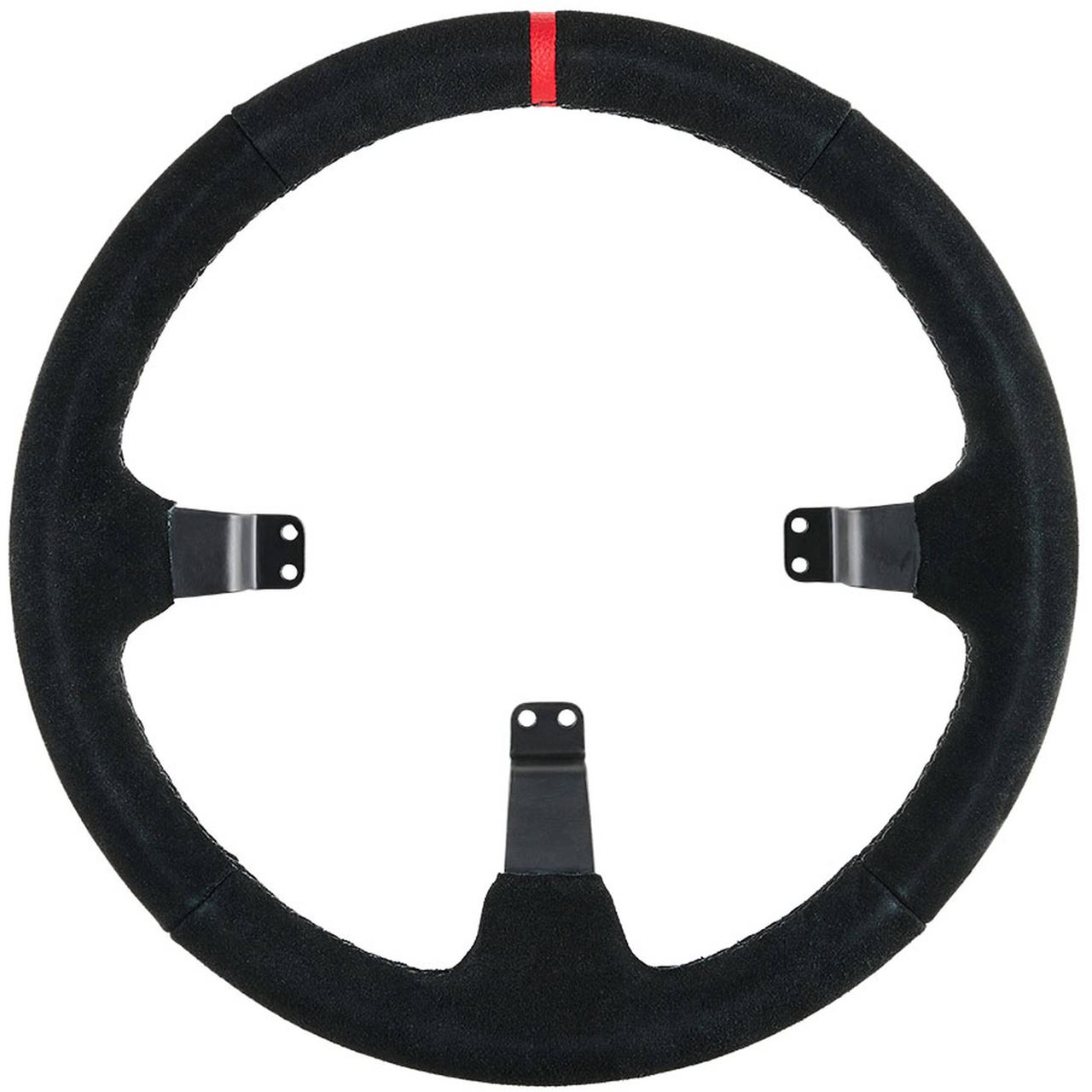 Asetek SimSports GT Rim, gewölbt, 340 mm - schwarz, wildleder