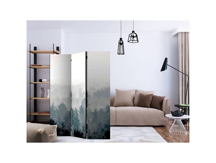 Paravent Winter Forest Polaire Multicolore 135 x 172 x 3cm