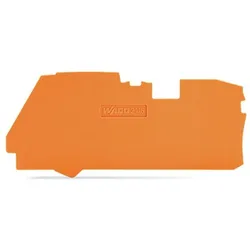 WAGO Abschluss- Zwischenplatte 1mm dick orange