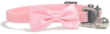 Inspired Finds Charming Bow Bell Pet Collar For Cats, Kittens & Small Pets pink