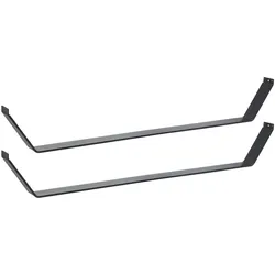 Hasena Wood-Line Füsse Slid 200 cm / 20 cm / Buche anthracit deckend, lackiert