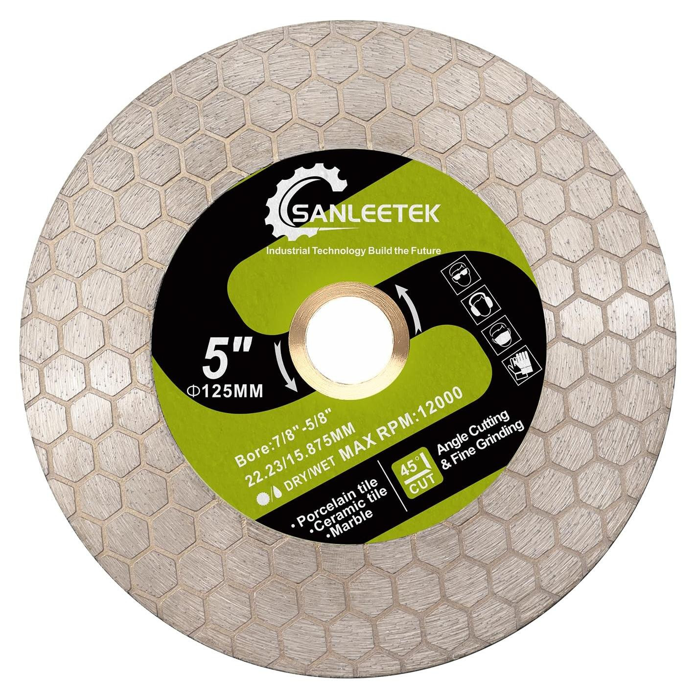 Diamant Snijdisk voor Porselein, Keramiek en Tegels - 125 mm