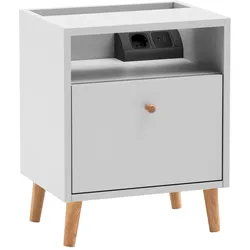 Tchibo - Nachttisch »Bjarne« mit Ladefunktion - 40,2x32,7x50cm - braun -
