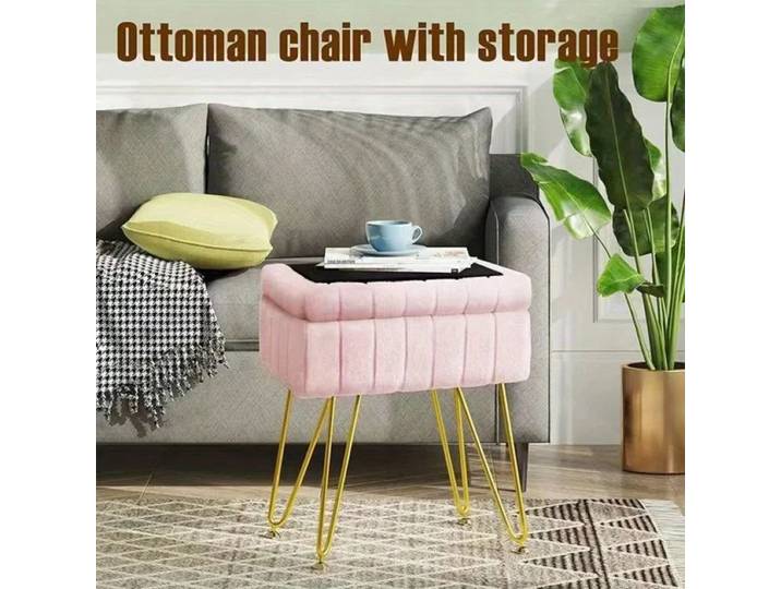 Coiffeuse de luxe légère et créative, style ins, tabouret de maquillage, boîte de rangement, chaise de manucure