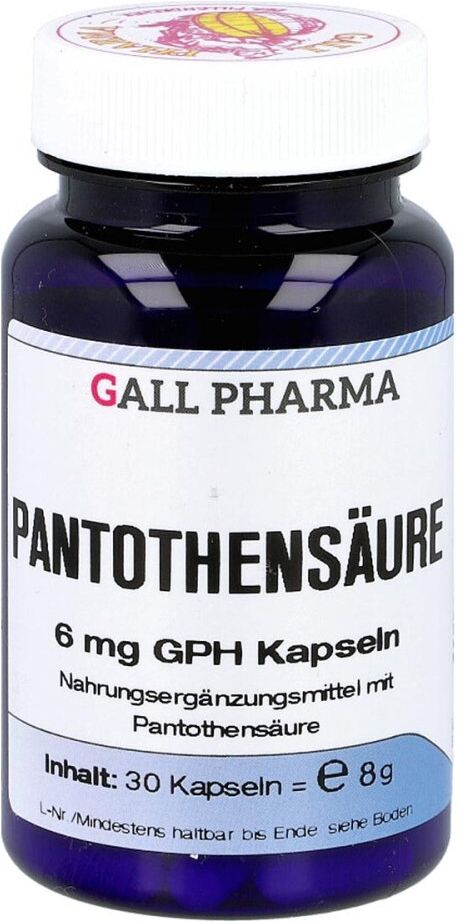 Pantothensäure 6 mg Gph Kapseln