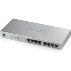 Zyxel GS1008-HP 8 PORT GIGABIT POE (8 Ports), Netzwerk Switch, Silber