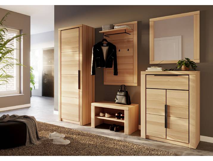 Spiegel 80 x 80 x 2cm Braun Massivholz Kernbuche, geölt 80 x 80 x 2cm