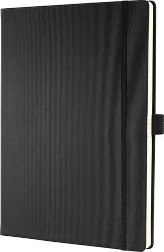 Sigel CONCEPTUM CO115 Notizbuch kariert Schwarz 97 Blatt DIN A4+