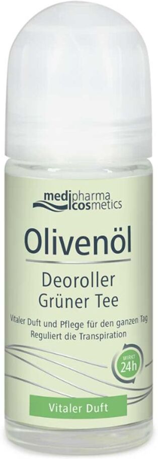 Medipharma Cosmetics Olivenöl Deoroller Grüner Tee