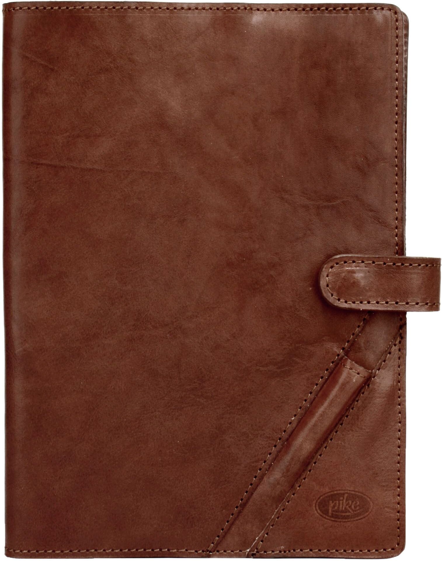 Notizbuch PIKÉ "PIKÉ Damen, Herren BUON VIAGGIO echt Leder, Made in Italy", braun, Notizbücher, Notizbuch, elastisch